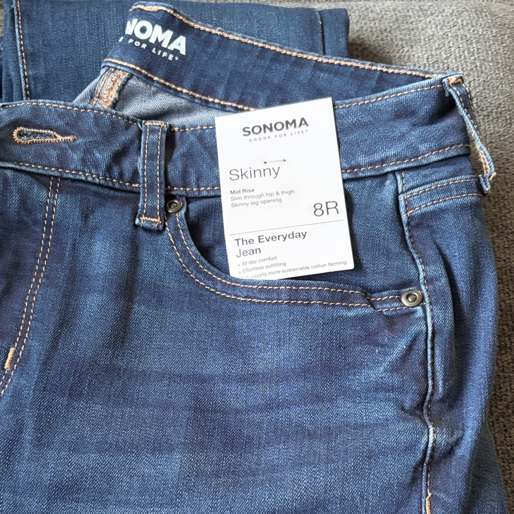 Sonoma Skinny Jeans in Dark Indigo Blue